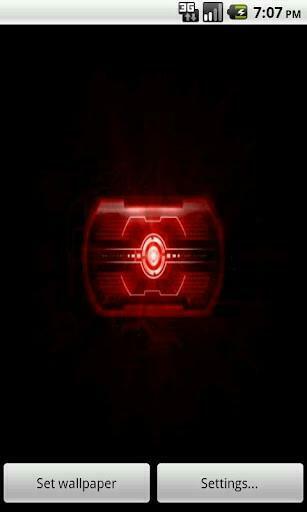 Bigger Droid Laser Eye Live Wallpaper For Android Screenshot