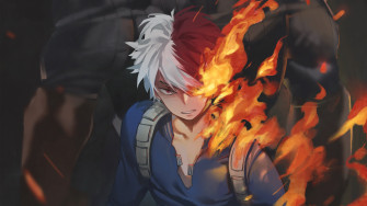 Shoto Todoroki Boku No Hero Academia 4k Wallpaper