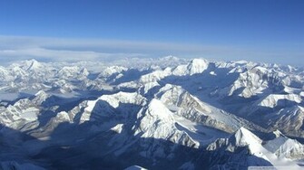 Snowy Mountain Peaks Wallpaper
