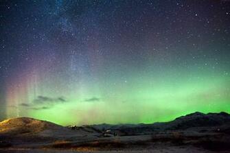 Night Mountains Iceland 5k 4k Wallpaper Northern Lights