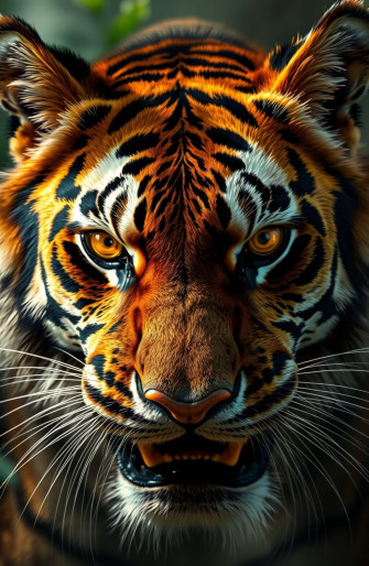 Angry Tiger Eyes Wallpaper