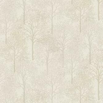 Henderson Interiors Lux Textures Chenille Forest Wallpaper Ivory