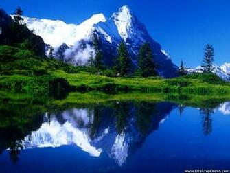Wallpaper Natural Background Beautiful Mountains Switzerland