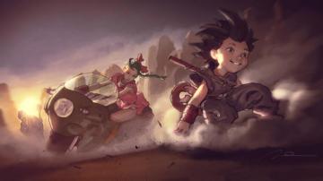 Bulma And Goku Anime Android iPhone Desktop HD
