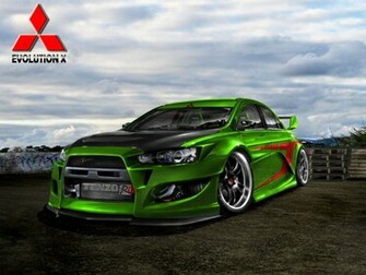 Mitsubishi Evolution X Exclusive HD Wallpaper