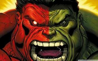 Red Hulk Vs Green 4k HD Desktop Wallpaper For Ultra