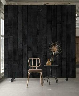Maarten Baas Burnt Wood Wallpaper By Piet Hein Eek Phm At