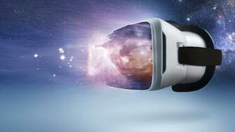 Wallpaper Vr Virtual Reality Space Hi Tech