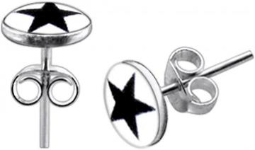 Amazon Atoz Piercing Black Star On White Background Logo