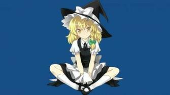 Female Anime Character With Yellow Hair Fan Art Touhou