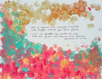 Proverbs Wallpaper Art Print