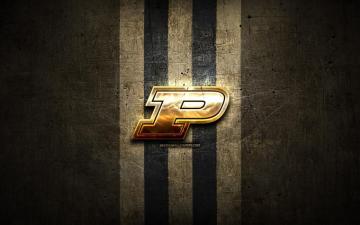 Wallpaper Purdue Boilermakers Golden Logo Ncaa Brown