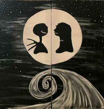 Jack And Sally Couple Wallpaper