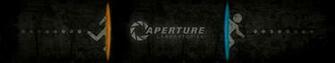 Portal Triple Monitor Wallpaper Desktop