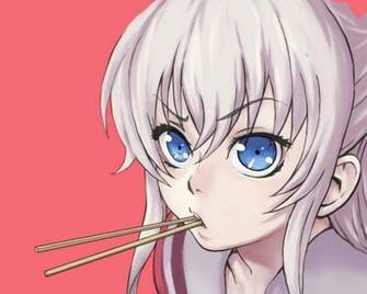Charlotte Series Tomori Nao Chopsticks Wallpaper Background