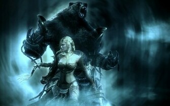 Dark Magical Beast Desktop Background
