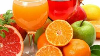 Wallpaper Juice Fruit White Background Lots Of Glasses