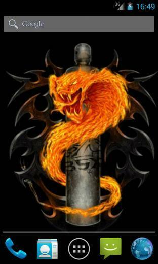 Fire Snake Live Wallpaper Apps For Android Phone