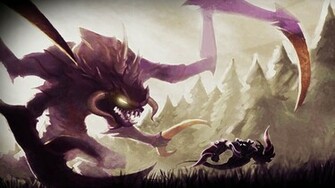 Cho Gath Vs Nocturne By Leaguewallpaper