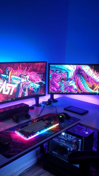 Gaming Setup Wallpaper Mobcup