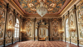 French Palace Wallpaper