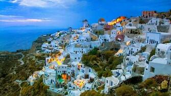 Santorini Wallpaper Hq Desktop Hqwalls4u