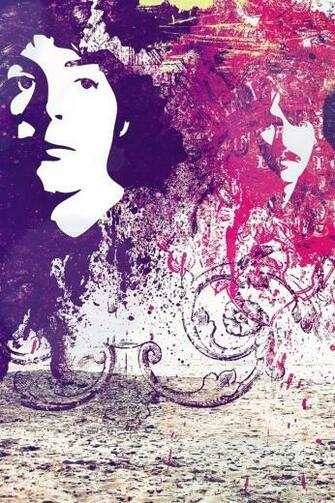 The Beatles Print Faces Wallpaper For iPhone
