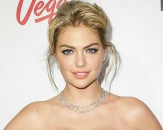 Kate Upton With Funny Hair Wallpaper HD