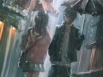 Anime Rain Wallpaper HD Pictures Image