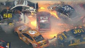 Nascar Daytona Crash Knocks Out Half The Field Nbc Sports