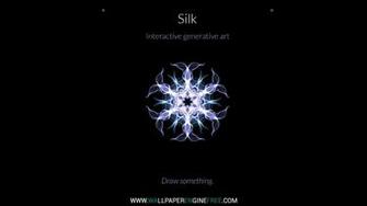 Silk Interactive Generative Art Wallpaper Engine
