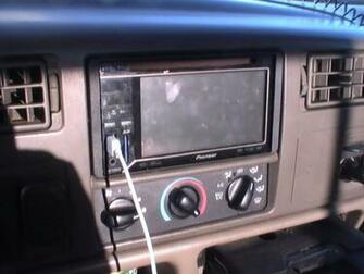 Pioneer Double Din Installed Ford Powerstroke Diesel Forum