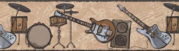Making An X Guitars Drums Wallpaper On