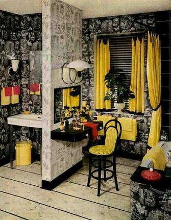 An Over The Top Armstrong Bathroom Wallpaper Seems To Have