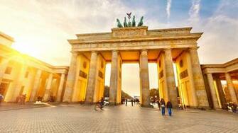Wallpaper Brandenburg Gate Berlin Germany Tourism Travel