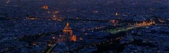 Wallpaper Paris Top Panorama City Sky Sunset