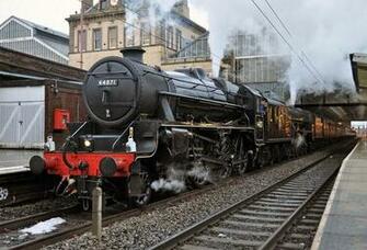 Wallpaper Railroad Rails Railway Station Train Steam Desktop