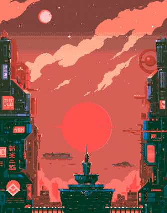 Pixel Jeff Photo Art Landscape Cool