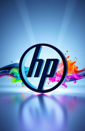 3d Hp Logo Wallpaper
