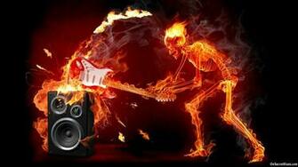 Fire Skull Wallpaper