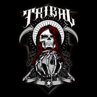 Tribal Gear Logo Wallpaper