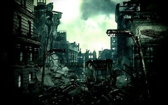 Destroyed Fallout Cities City Wallpaper Desktop