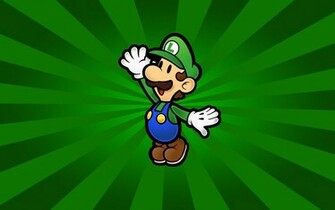 Paper Luigi Wallpaper