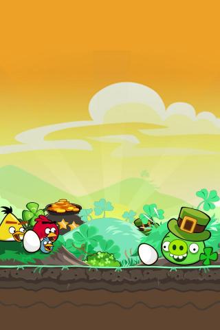 Angry Birds Seasons iPhone Background By Sal9