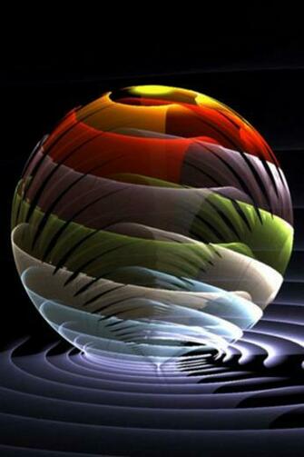 Sphere 3d iPhone Wallpaper iPhones Ipod Touch Background