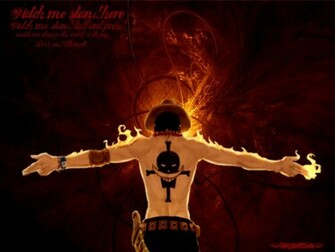 One Piece Ace Desktop Wallpaper Click To Enlarge