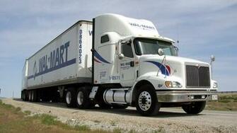 Trucks Semi Walmart Turnpike Doubles Road Train Vehicles HD Wallpaper