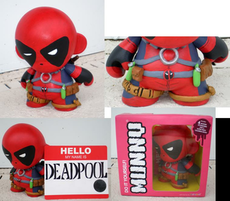 Deadpool Munny Commission By Saaio