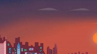 Looking Over The City Abstract HD Wallpaper Vactual