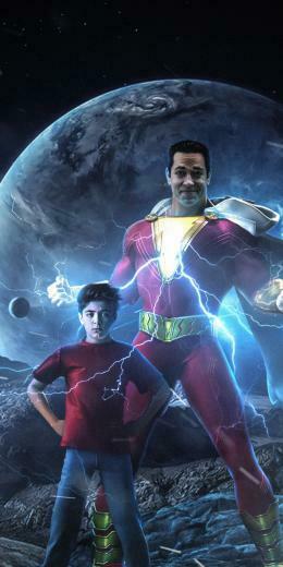 Shazam Superhero Dc Studio Wallpaper Movie